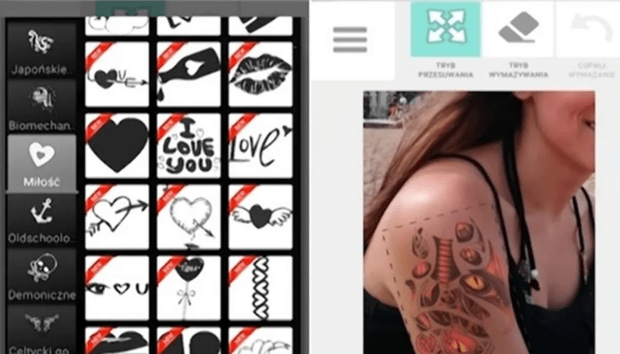 veja como baixr aplicativo de simular tatuagem - simule agora mesmo