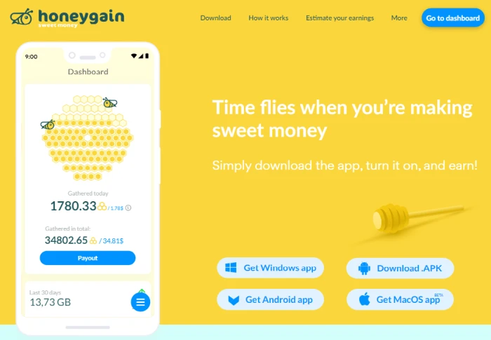 Honeygain: Earn Passive Income by Sharing Your Internet