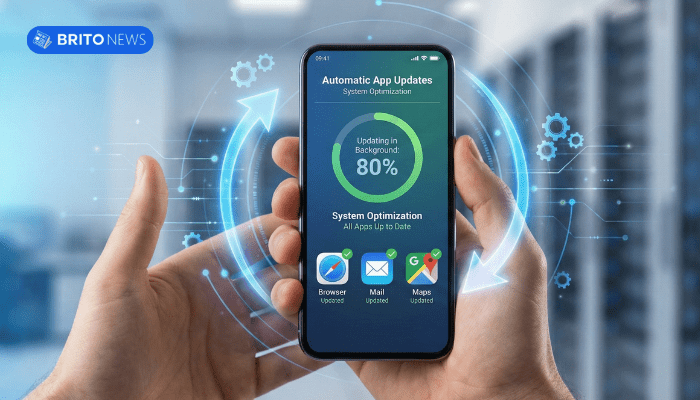 An app that automatically updates apps on your phone