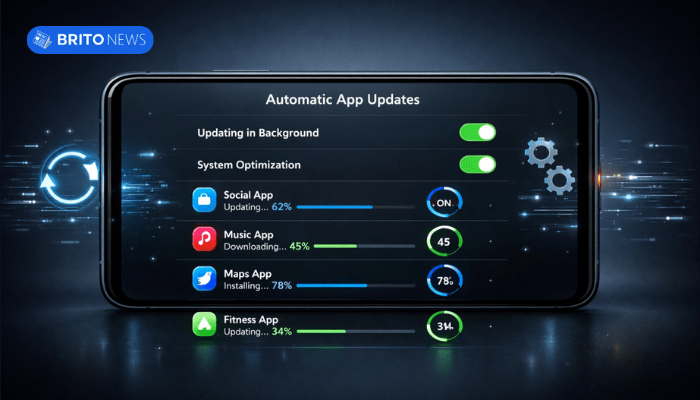 An app that automatically updates apps on your phone