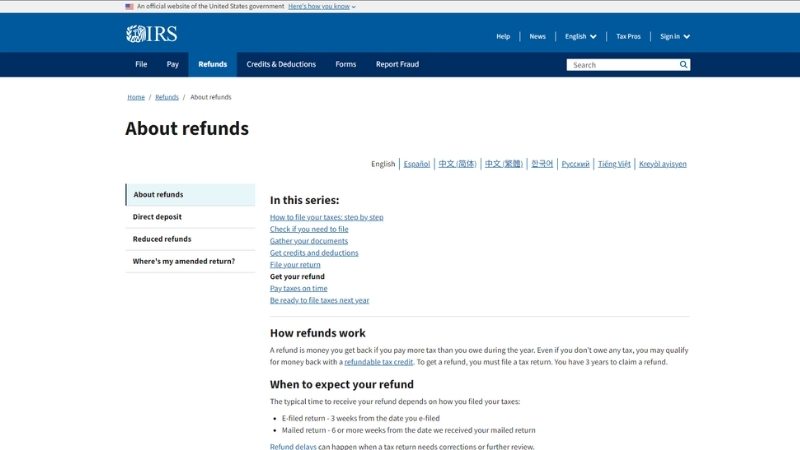 Como usar o Where’s My Refund 2026 para consultar seu reembolso